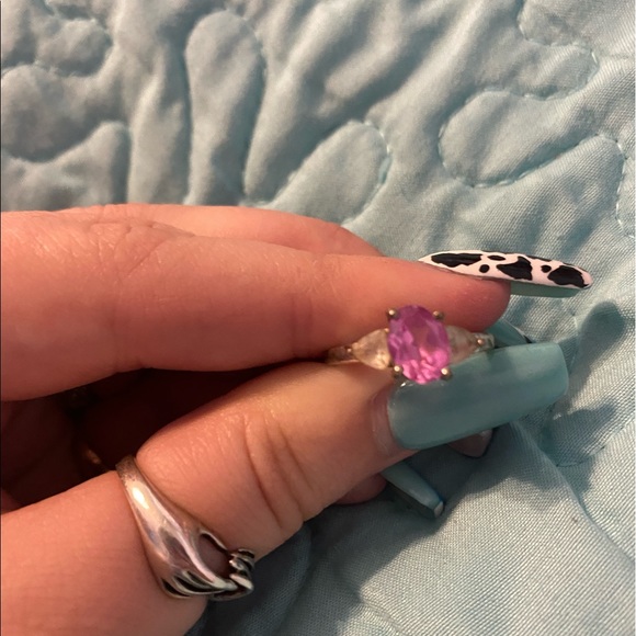 Pink diamond ring - Picture 2 of 3